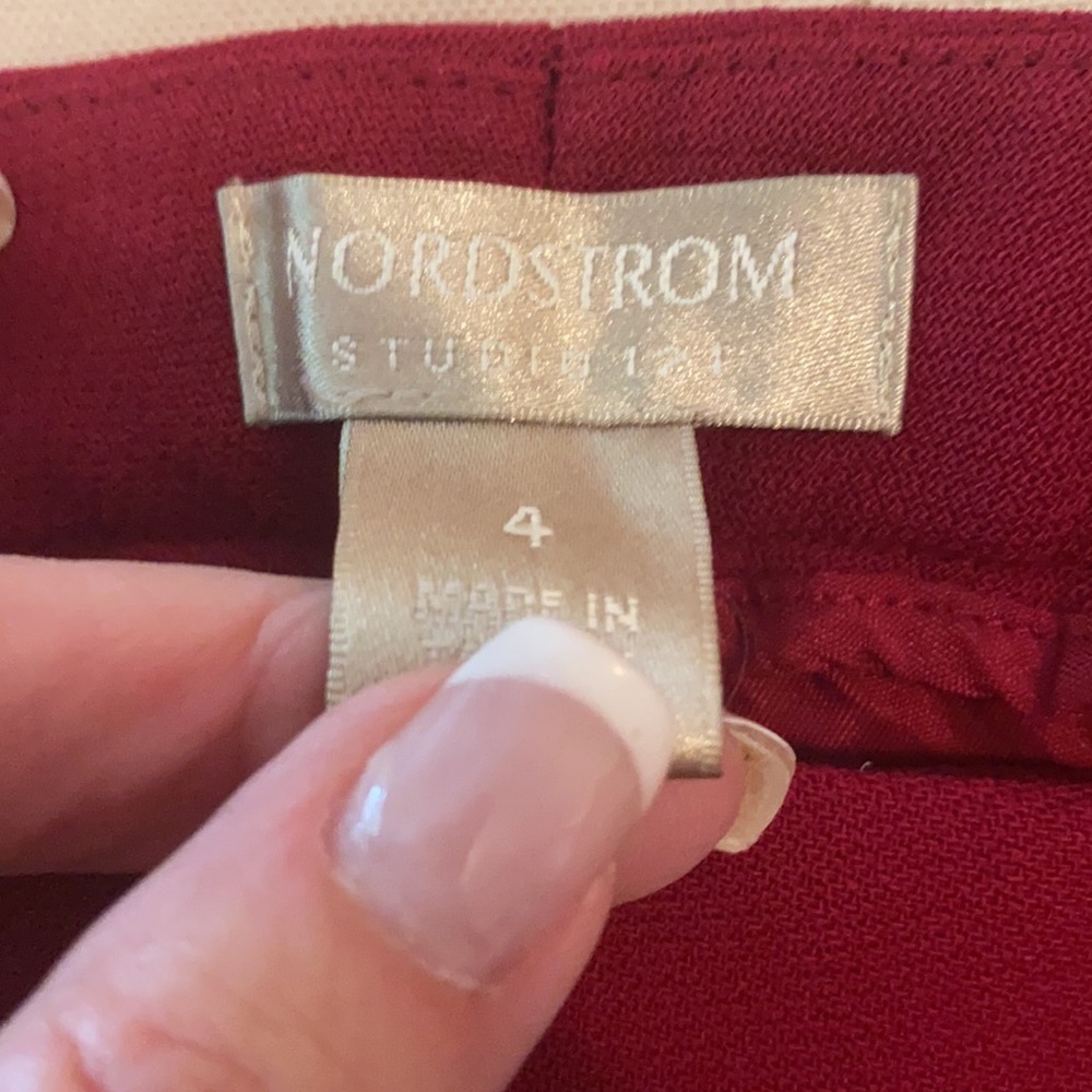 NORDSTROM RED PANTSUIT - Picture 2 of 5